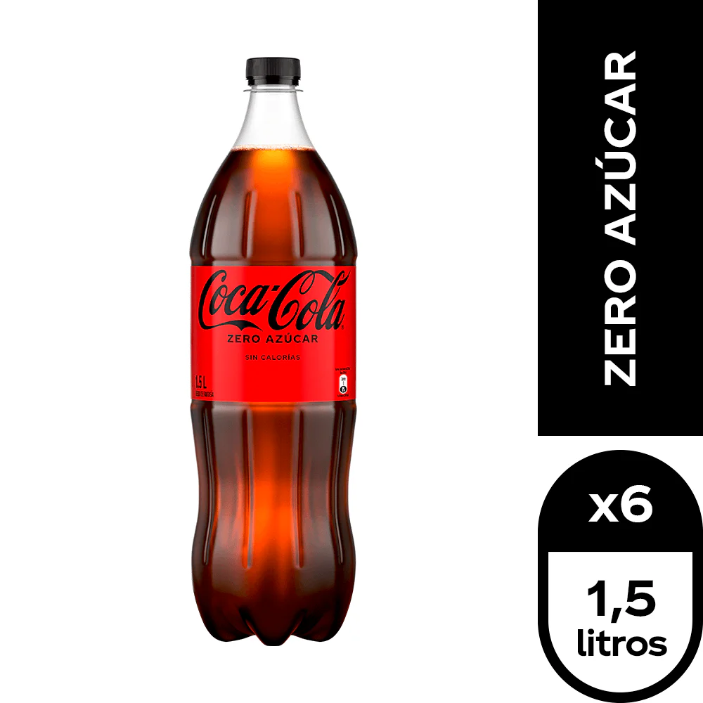 Coca Cola sin Azucar 1.5 L.
