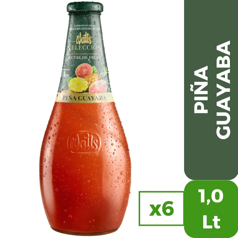 Watts Seleccion Piña Guayaba 1 L.