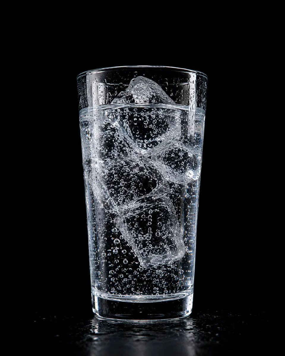 Agua con o sin gas