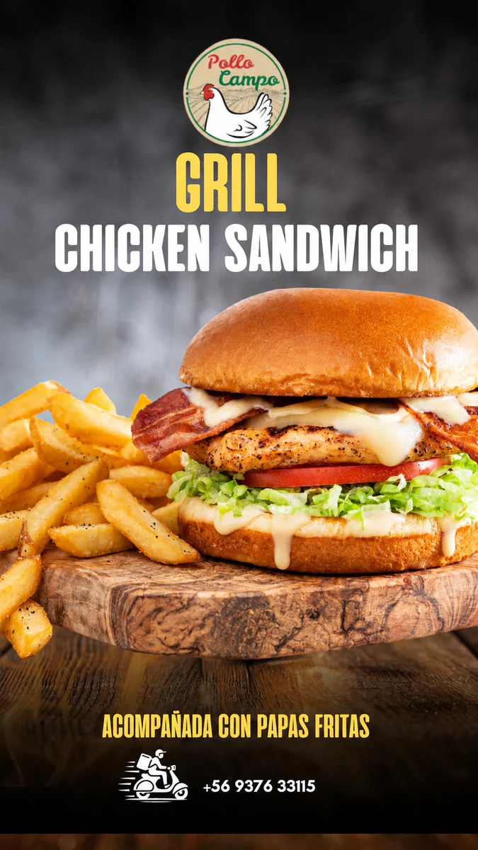 Grill Chicken Sándwich