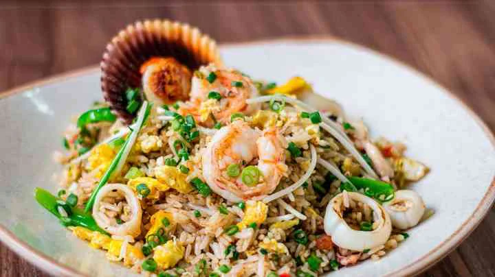 Arroz Chaufa con Mariscos