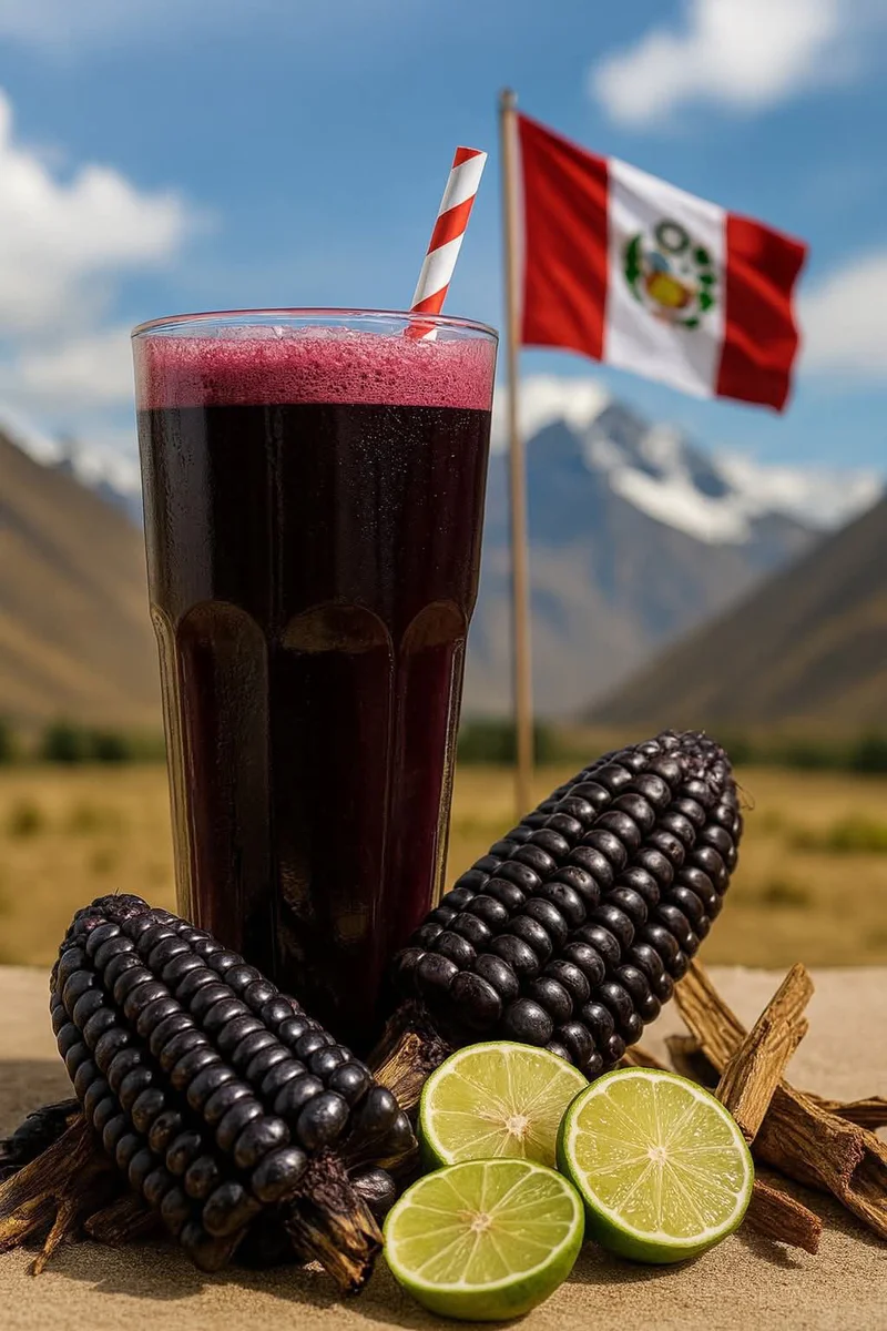 Chicha morada vaso